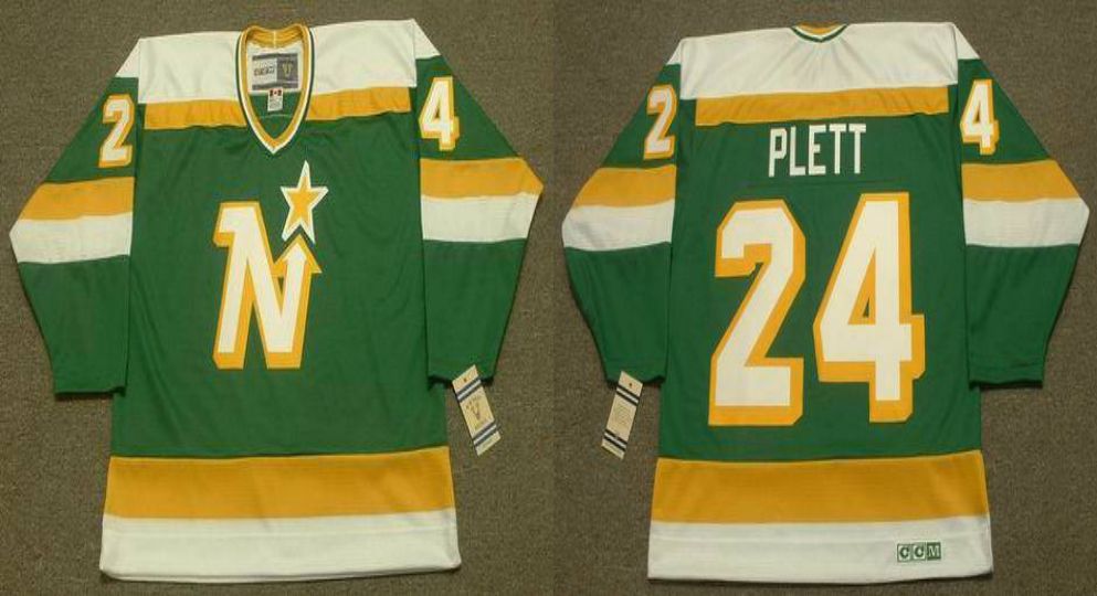 2019 Men Dallas Stars #24 Plett Green CCM NHL jerseys